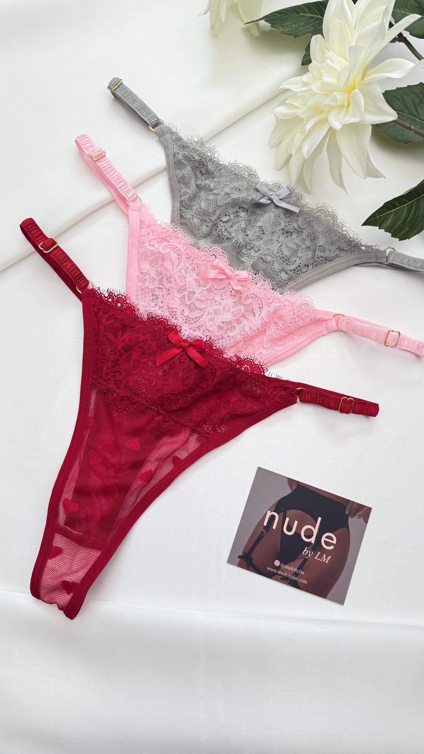 Trío de Pantys Corazón